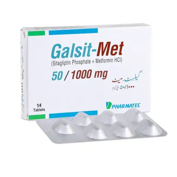Galsit-met Tablets 50/100mg 14s